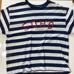 Brandy Melville “Soho” striped shirt